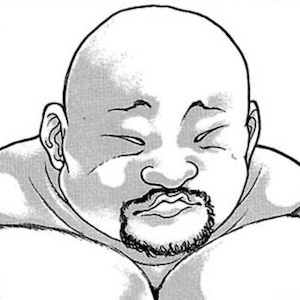 太っている中国拳法家
