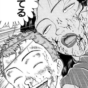 母の亡骸をおんぶする範馬刃牙