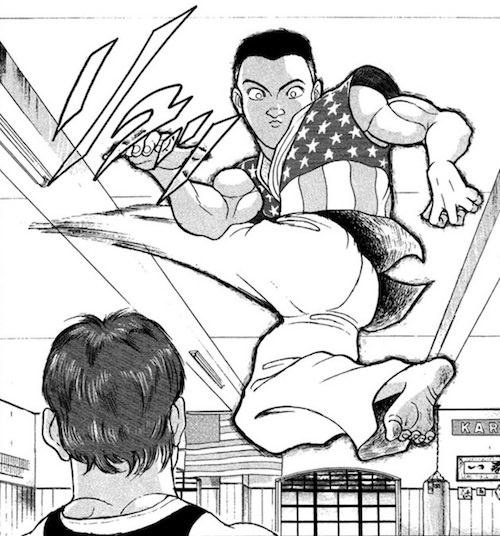 アメリカのテコンドーの選手（刃牙 海外武者修行の相手）