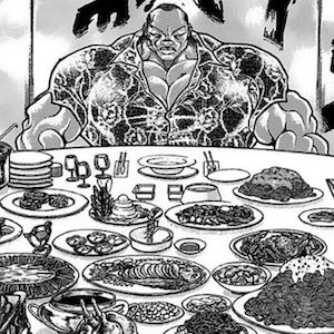 ビスケット・オリバのために用意された料理