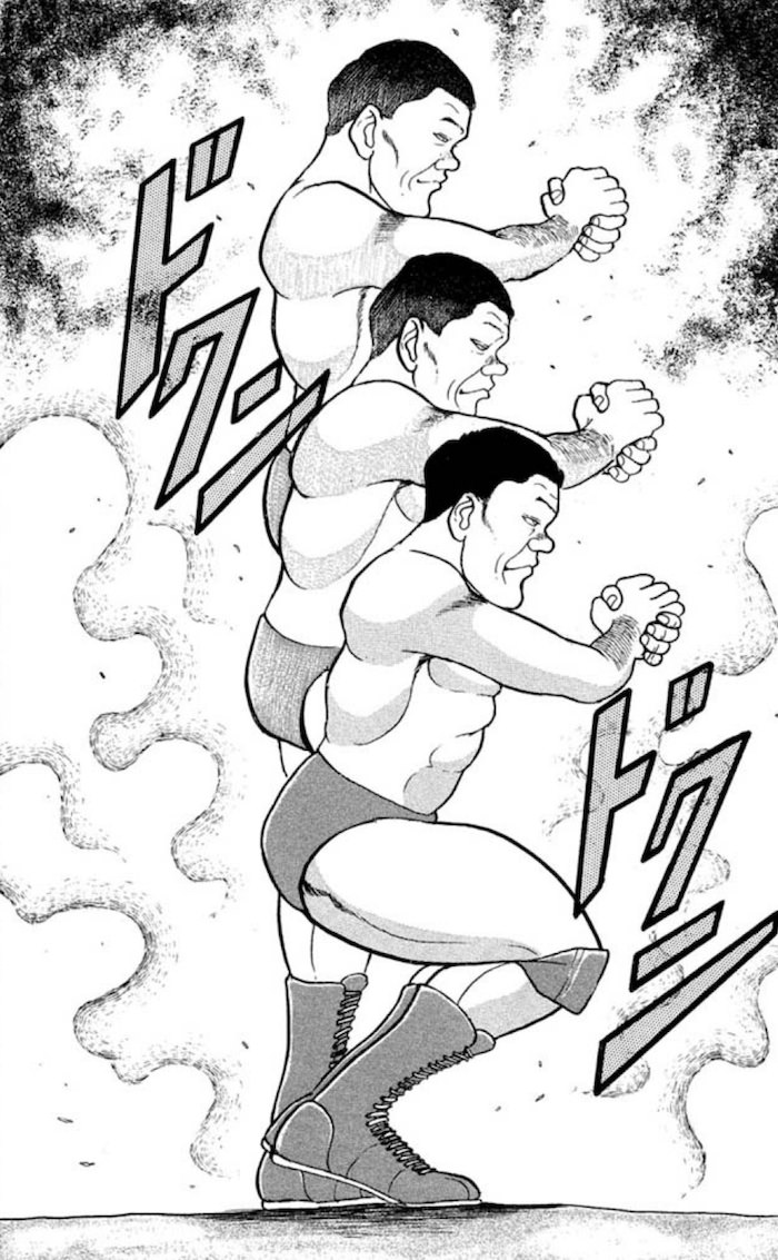 マウント斗羽のパンプアップ（ヒンズースクワット）
