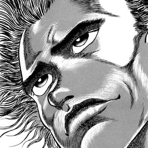 範馬勇次郎の初登場シーン（それまで顔は隠されていた）