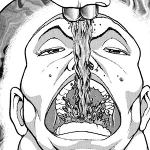 薬物をがぶ飲みするジャック・ハンマー