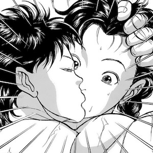 範馬刃牙と松本梢江のキス
