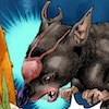 ネズミ（虫喰い）