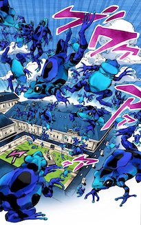 空から降るヤドクカエルの群れ（ウェザー・リポートによる）