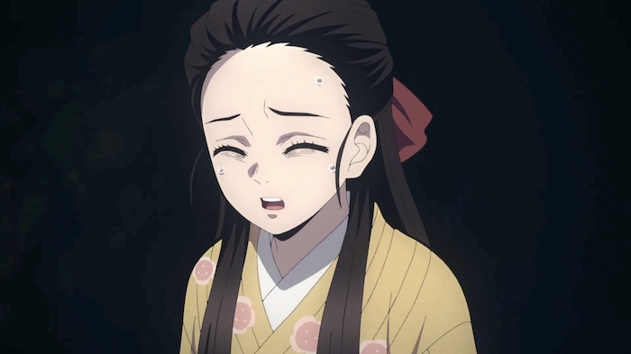 無限列車の糸目の女の子